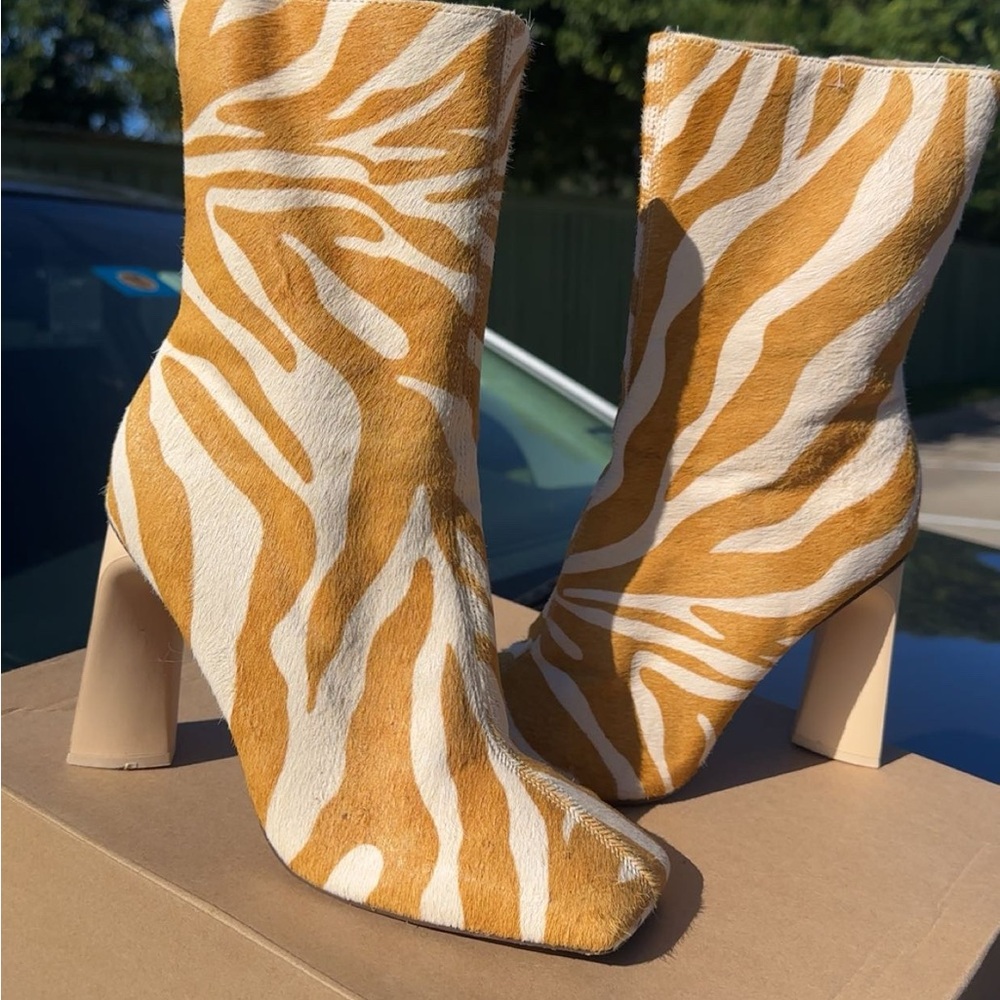 Zebra Print heels